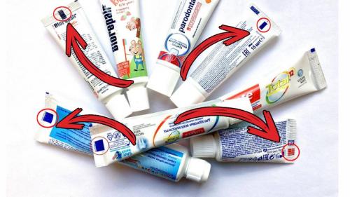 Как определить, что вы используете зубную пасту правильно. Что означают цветные полоски на тюбиках зубной пасты? Разбираемся в этой и другой маркировке